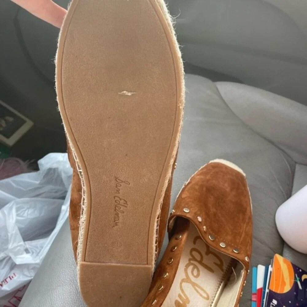 Sam Edelman Luggage Suede Espadrilles koda Flats